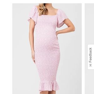Ripe Maternity Selma Shirred Dress